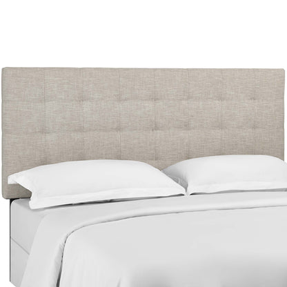 Paisley Tufted Upholstered Linen King and California King Headboard