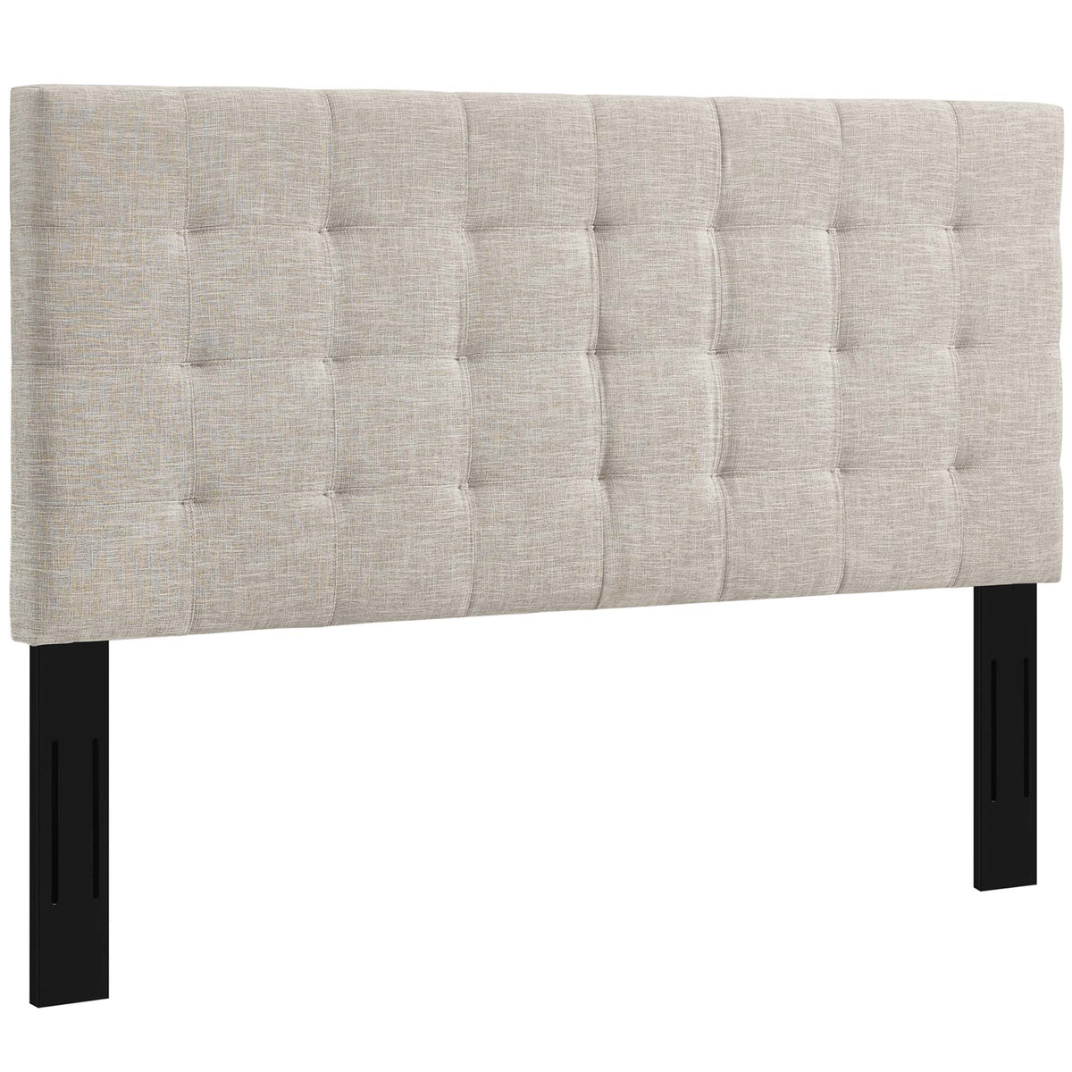 Paisley Tufted Upholstered Linen King and California King Headboard