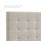 Paisley Tufted Upholstered Linen King and California King Headboard