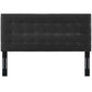 Paisley Tufted Upholstered Faux Leather King and California King Headboard