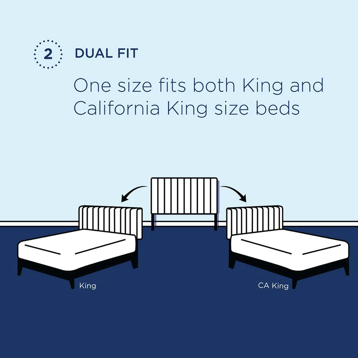 Paisley Tufted Upholstered Faux Leather King and California King Headboard