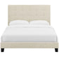 Melanie Tufted Button Upholstered Fabric Queen Platform Bed by Modway