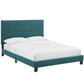 Melanie Tufted Button Upholstered Fabric Queen Platform Bed by Modway