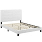 Melanie Tufted Button Upholstered Fabric Queen Platform Bed by Modway