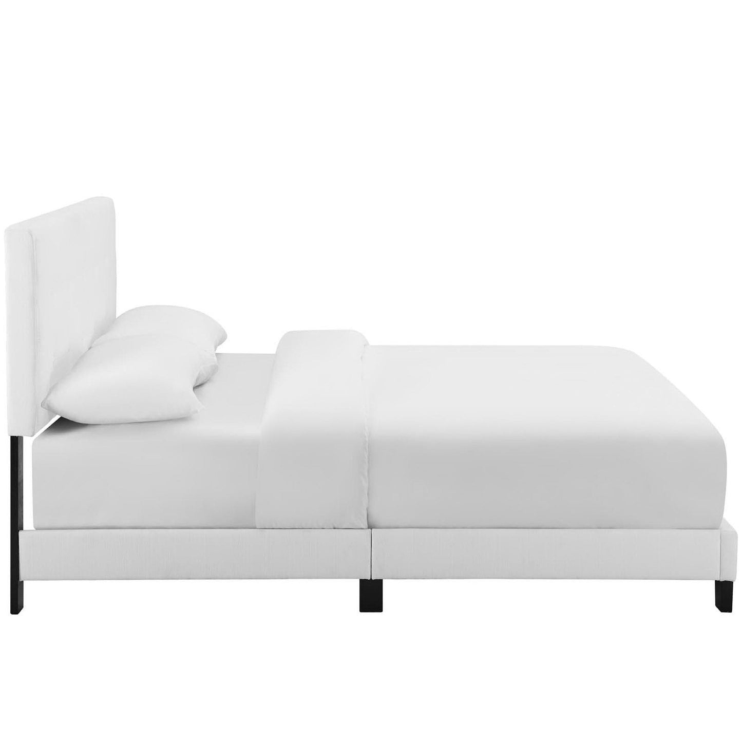 Melanie Tufted Button Upholstered Fabric Queen Platform Bed by Modway
