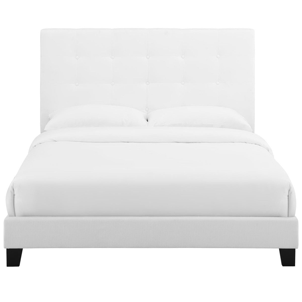 Melanie Tufted Button Upholstered Fabric Queen Platform Bed by Modway