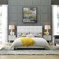 Melanie Tufted Button Upholstered Fabric Queen Platform Bed by Modway