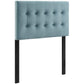 Emily Biscuit Tufted Performance Velvet Twin Headboard