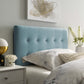 Emily Biscuit Tufted Performance Velvet Twin Headboard