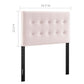 Emily Biscuit Tufted Performance Velvet Twin Headboard