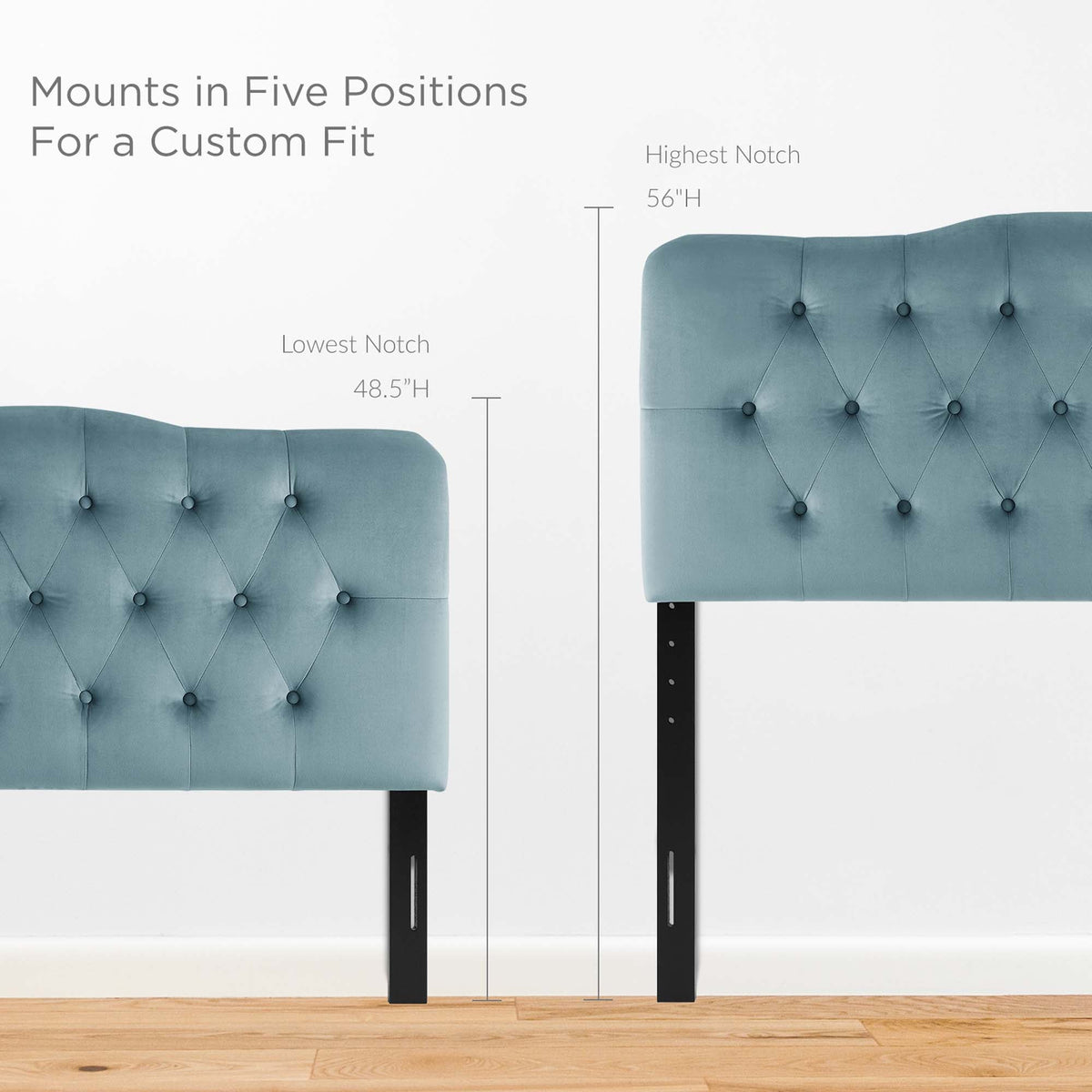 Annabel Diamond Tufted Performance Velvet King Headboard by Modway