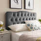Annabel Diamond Tufted Performance Velvet Queen Headboard