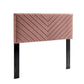 Alyson Angular Channel Tufted Performance Velvet Full/Queen Headboard by Modway