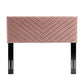 Alyson Angular Channel Tufted Performance Velvet Full/Queen Headboard by Modway