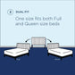 Alyson Angular Channel Tufted Performance Velvet Full/Queen Headboard by Modway