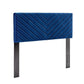 Alyson Angular Channel Tufted Performance Velvet Full/Queen Headboard by Modway