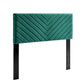 Alyson Angular Channel Tufted Performance Velvet Full/Queen Headboard by Modway