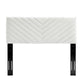 Alyson Angular Channel Tufted Performance Velvet Full/Queen Headboard by Modway
