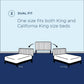 Alyson Angular Channel Tufted Performance Velvet Headboard by Modway