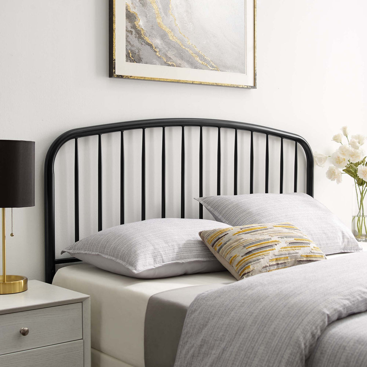 Nova Metal Queen Headboard by Modway