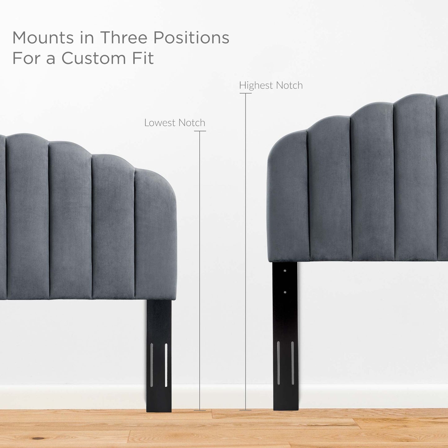 Veronique Performance Velvet Twin Headboard by Modway