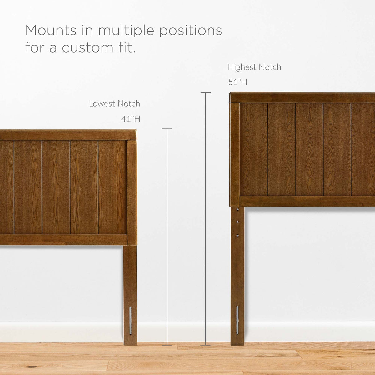 Robbie Wood Twin Headboard by Modway
