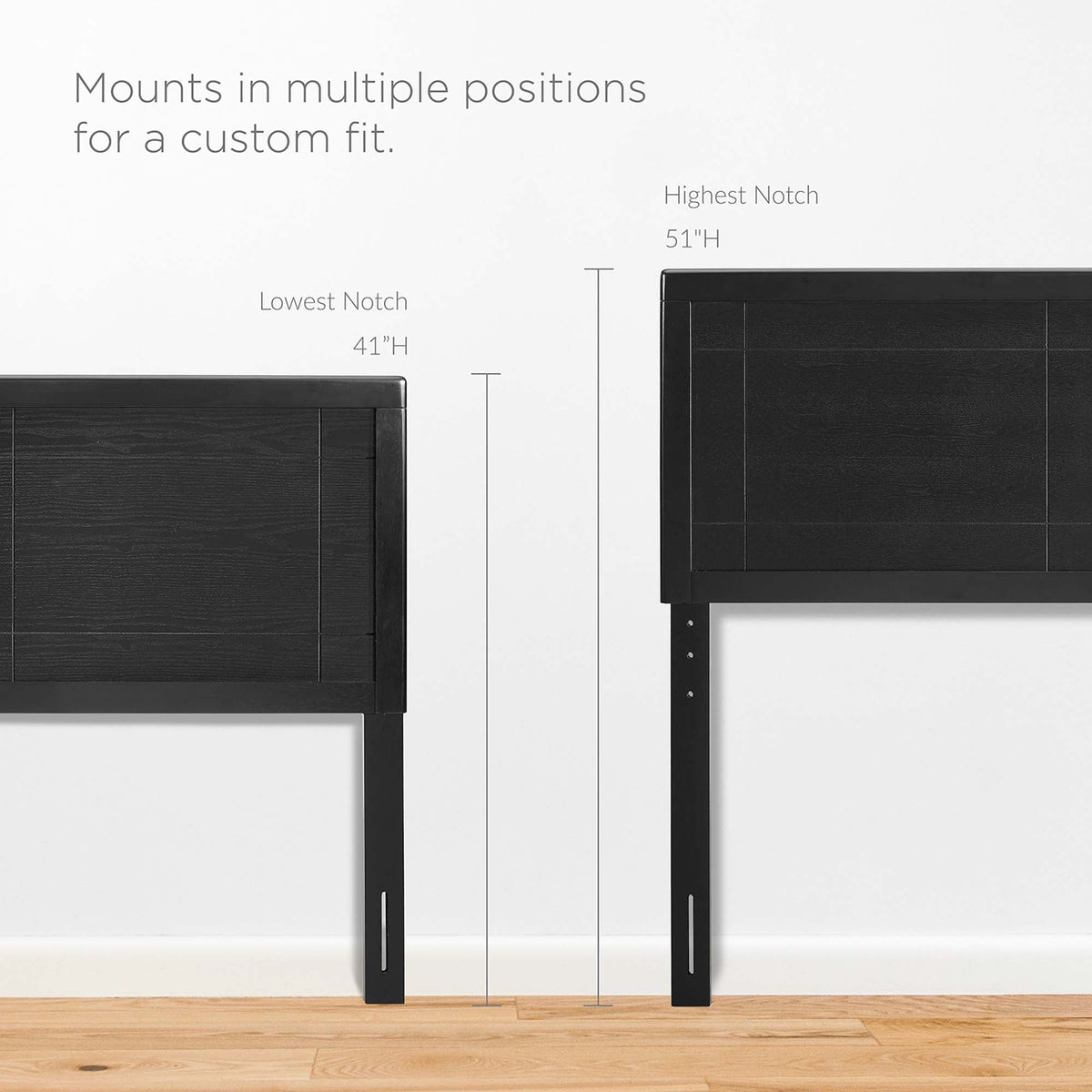 Archie Wood Twin Headboard by Modway
