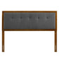 Draper Tufted Fabric and Wood Queen Headboard by Modway