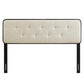 Collins Tufted Fabric and Wood Full Headboard by Modway