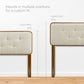 Collins Tufted Fabric and Wood Full Headboard by Modway