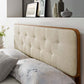 Collins Tufted Fabric and Wood Full Headboard by Modway