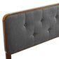 Collins Tufted Fabric and Wood Full Headboard by Modway