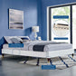 Harlow Performance Velvet Queen Platform Bed Frame by Modway