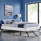 Harlow Performance Velvet Queen Platform Bed Frame by Modway