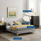 Sutton Performance Velvet Full Bed Frame by Modway