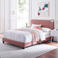 Celine Channel Tufted Performance Velvet Queen Bed by Modway