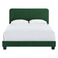 Celine Channel Tufted Performance Velvet Queen Bed by Modway