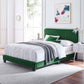 Celine Channel Tufted Performance Velvet Queen Bed by Modway