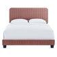 Celine Channel Tufted Performance Velvet Twin Platform Bed by Modway