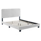 Celine Channel Tufted Performance Velvet Twin Platform Bed by Modway