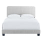 Celine Channel Tufted Performance Velvet Twin Platform Bed by Modway