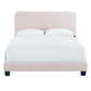 Celine Channel Tufted Performance Velvet Twin Platform Bed by Modway