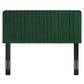 Milenna Channel Tufted Performance Velvet King/California King Headboard