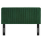 Milenna Channel Tufted Performance Velvet King/California King Headboard