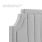 Alyona Channel Tufted Performance Velvet Twin Headboard by Modway