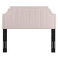 Alyona Channel Tufted Performance Velvet Full/Queen Headboard