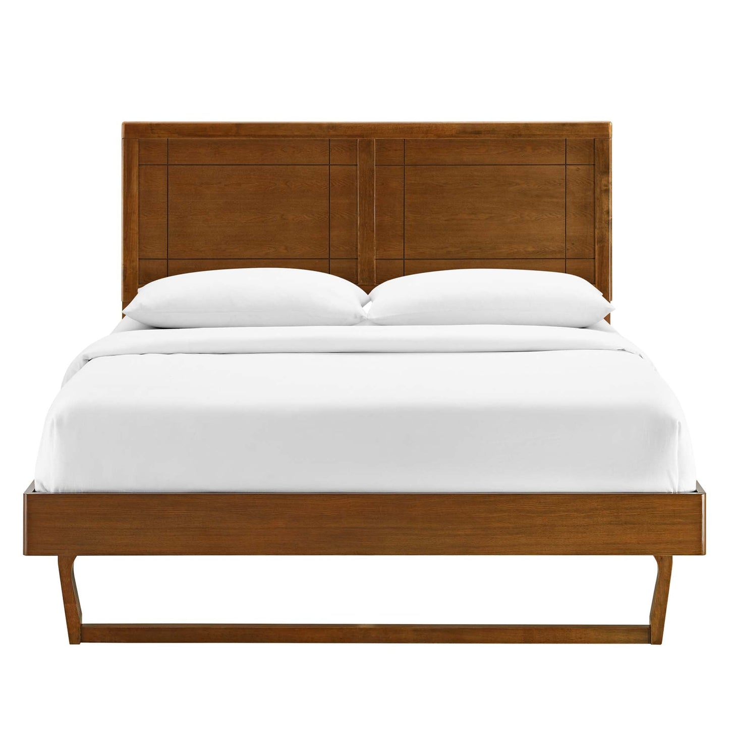 Marlee Wood Queen Platform Bed with Angular Frame by Modway