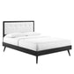 Willow Wood Queen Platform Bed with Splayed Legs by Modway