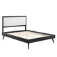 Willow Wood Queen Platform Bed with Splayed Legs by Modway