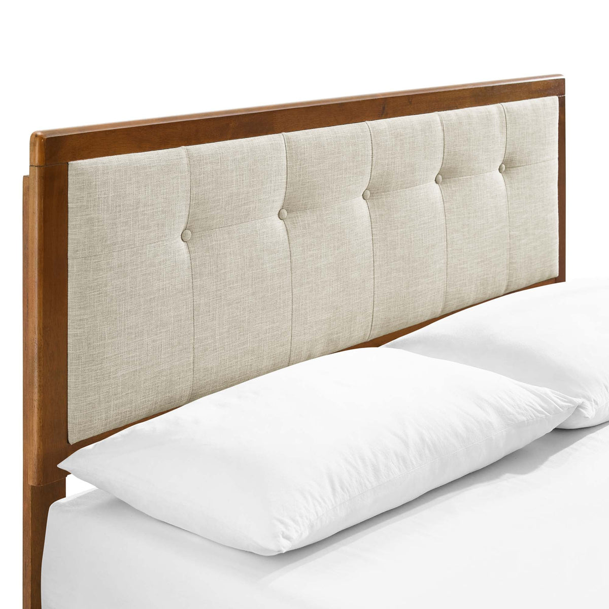 Willow Wood Queen Platform Bed with Splayed Legs by Modway